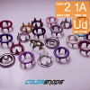 7.2mm / Size 12 • Colored Snaps