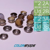 DECORATIVE SNAPS • MARBLE PEARL SNAP BUTTONS