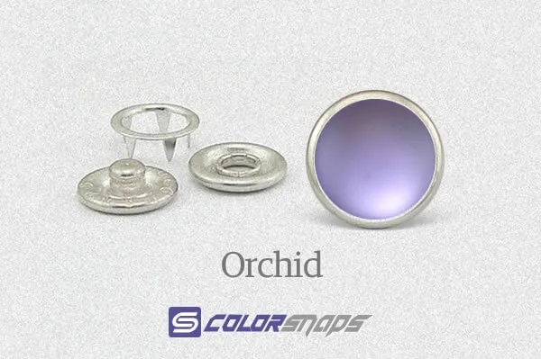Orchid No Sew Pearl Button