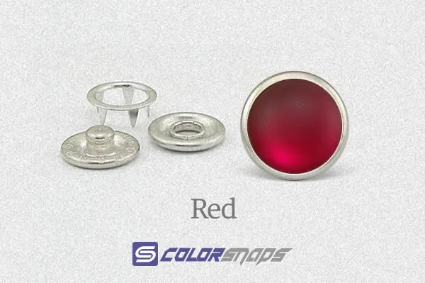 Red Decorative Snap Button