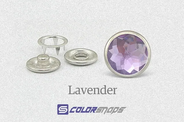 Lavender Jewelry Pearl Snaps