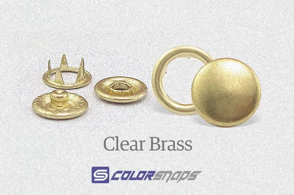 Gold Capped Prong Snap Fasteners