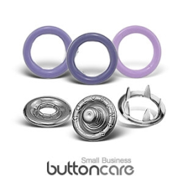 Colored Ring Prong Snaps