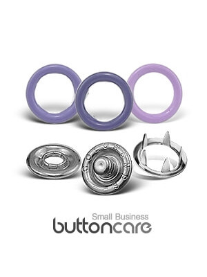 Colored Ring Prong Snaps